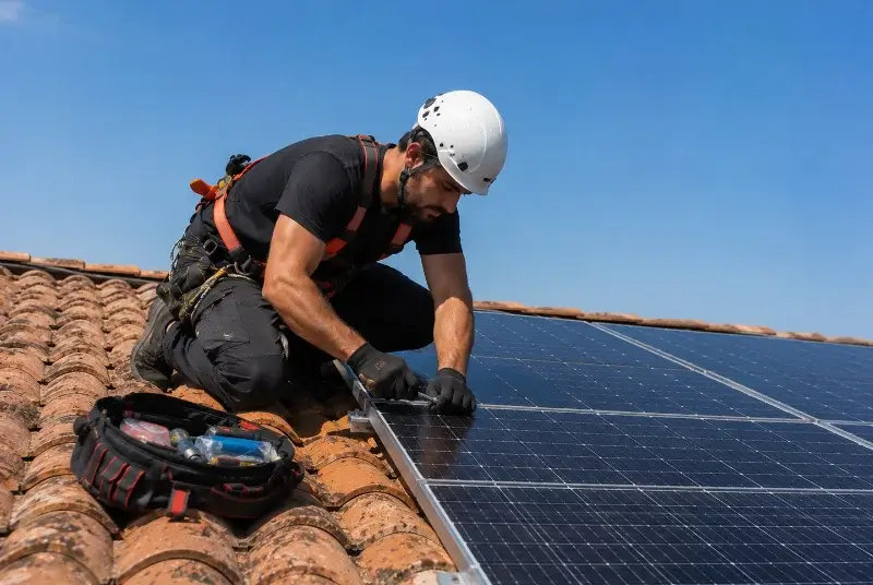 Maintenance et monitoring de panneaux solaires à Pardies-Piétat